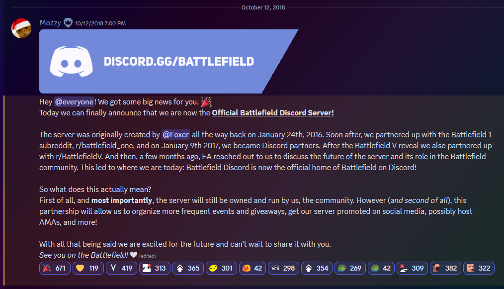 Project The Battlefield Discord.